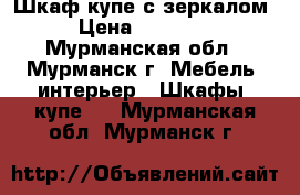 Шкаф-купе с зеркалом › Цена ­ 15 000 - Мурманская обл., Мурманск г. Мебель, интерьер » Шкафы, купе   . Мурманская обл.,Мурманск г.